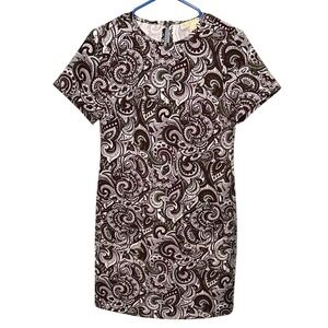 Michael Kors XS Paisley Print Short Sleeve Casual Dress‎